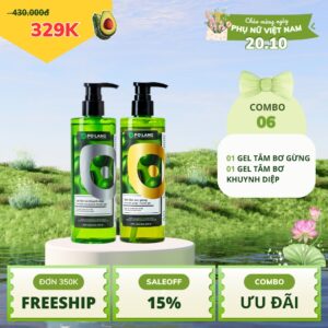 Combo 06: Combo tắm - 02 gel tắm bất kỳ