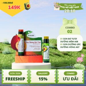 Combo 2 - Son bơ tươi
